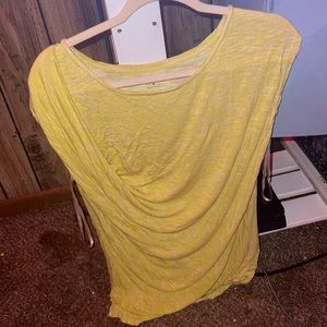 Yellow shirt womens medium